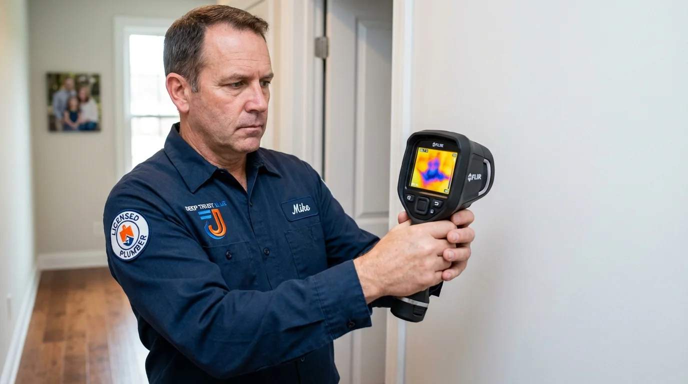 Thermal imaging leak detection by Johns Plumbing LLC in Dalhart